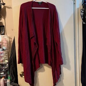 Liz Claiborne Deep Red Women's Cardigan